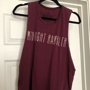 MATE Burgundy Muscle Tank